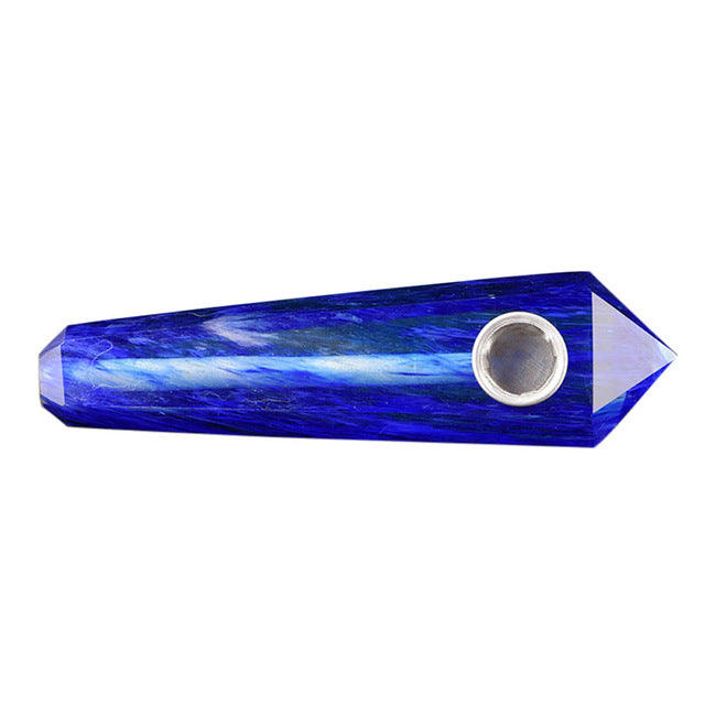 Lapis Lazuli Crystal Pipe